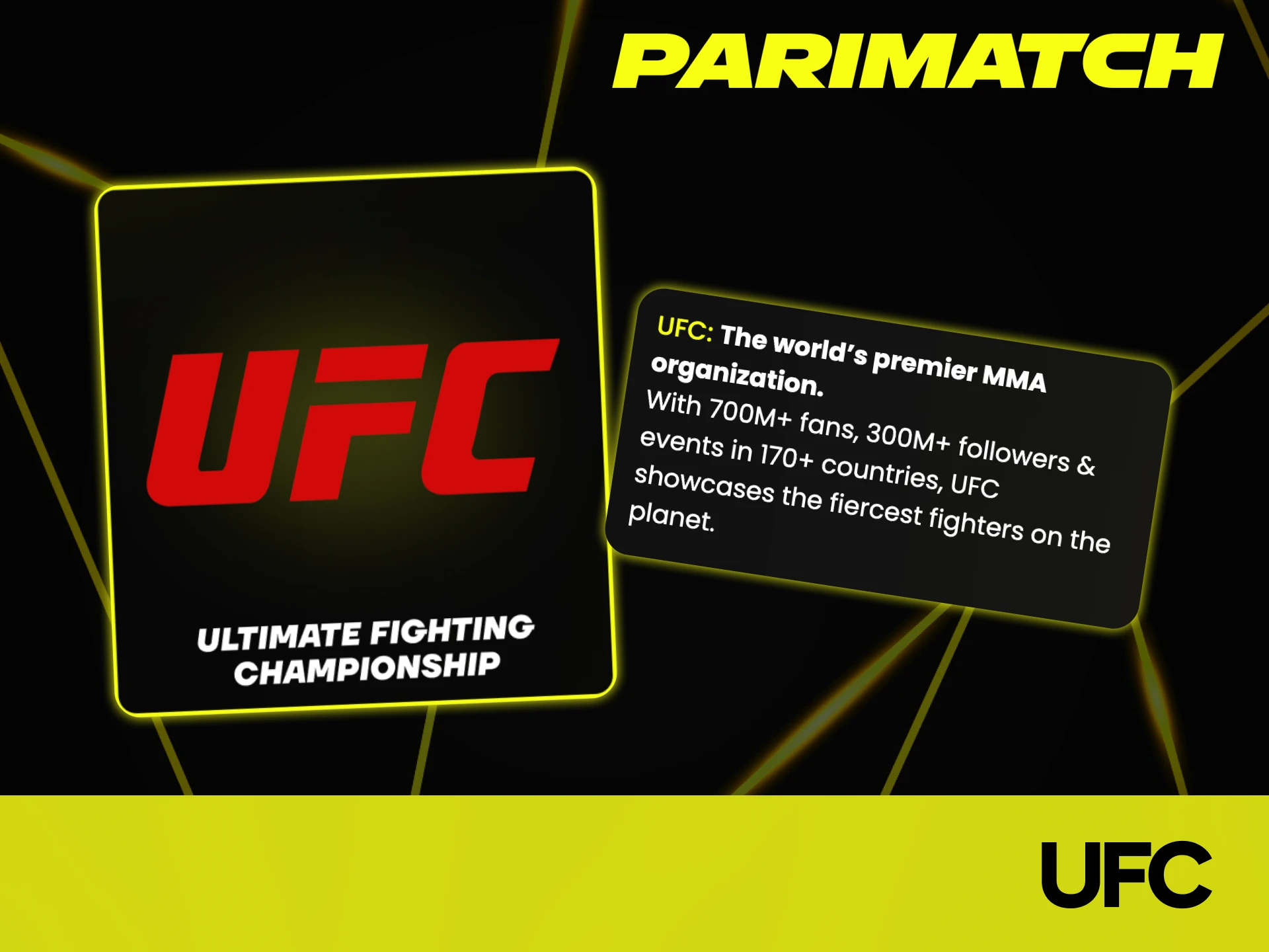 Parimatch collaborates with Ultimate Fighting Championship brand.