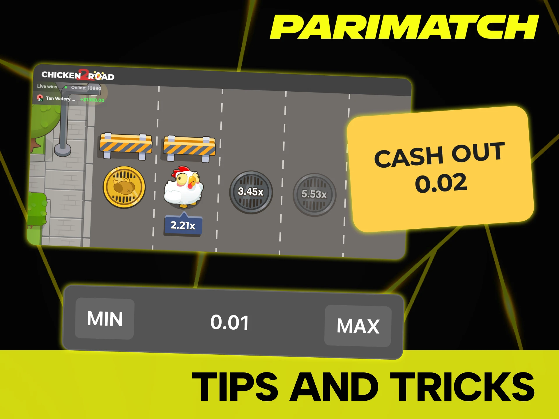 Play Parimatch fast-paced games safely.