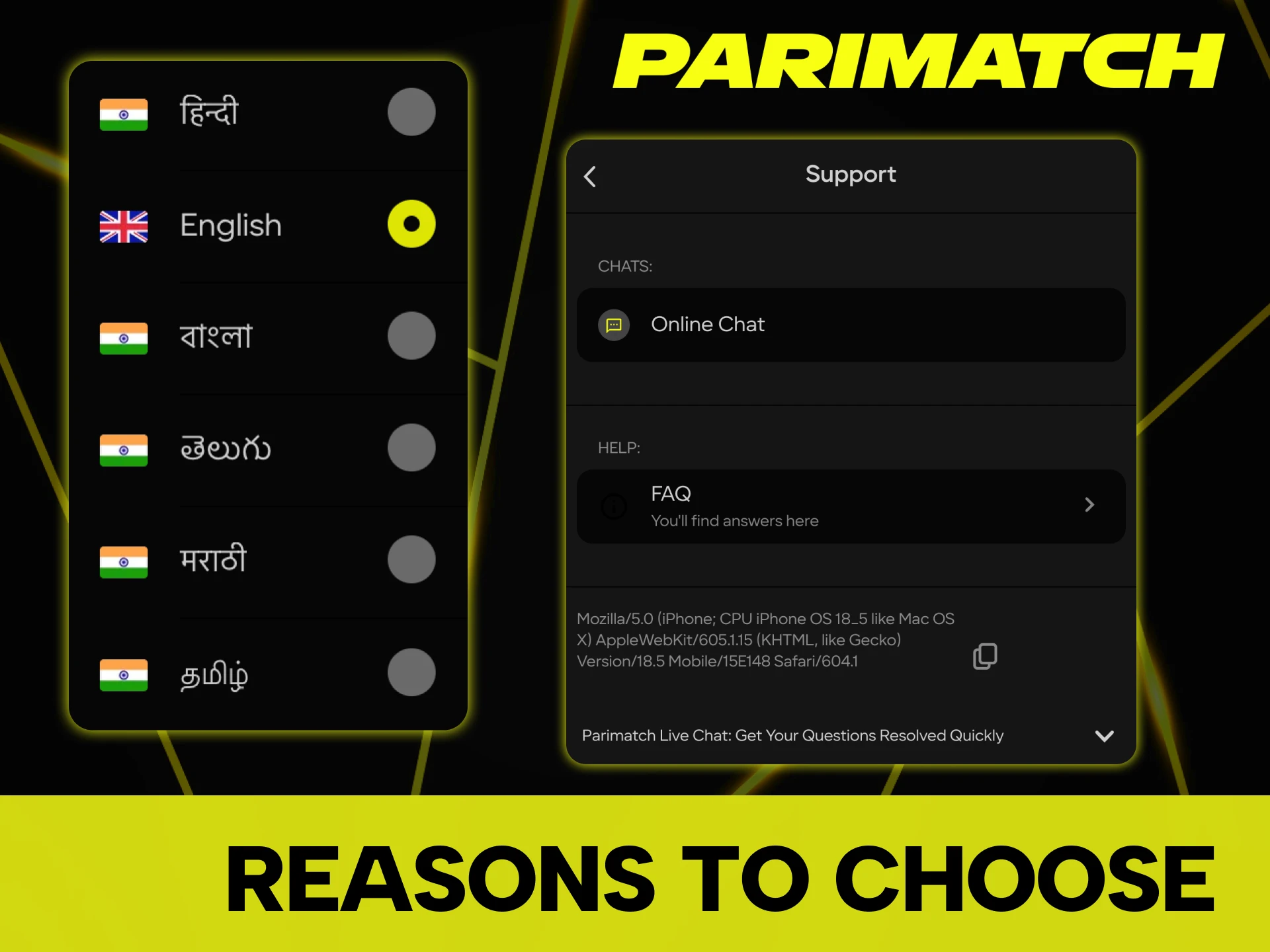 Choosing Parimatch for volleyball betting gives you benefits.