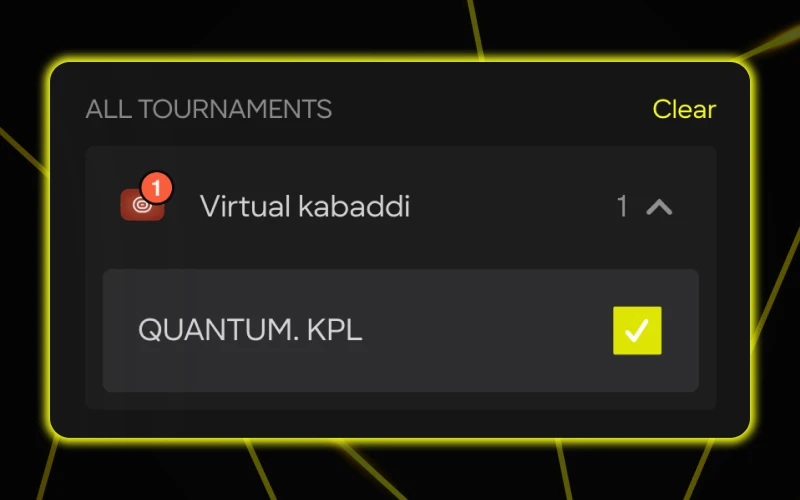Parimatch platform offers full kabaddi match markets.