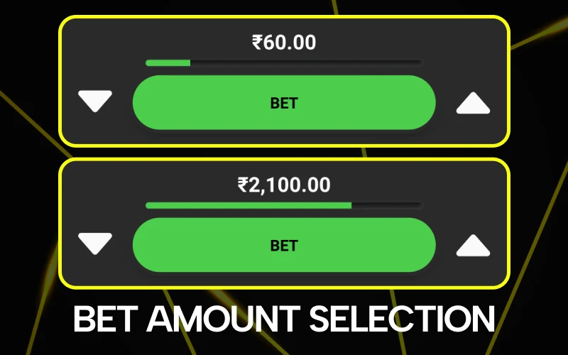 Choose the size of the bets at Parimatch Plinko game.