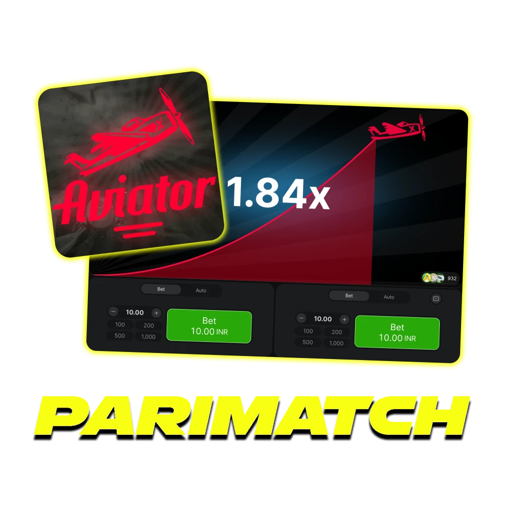 Play Aviator online at Parimatch official platform in India.