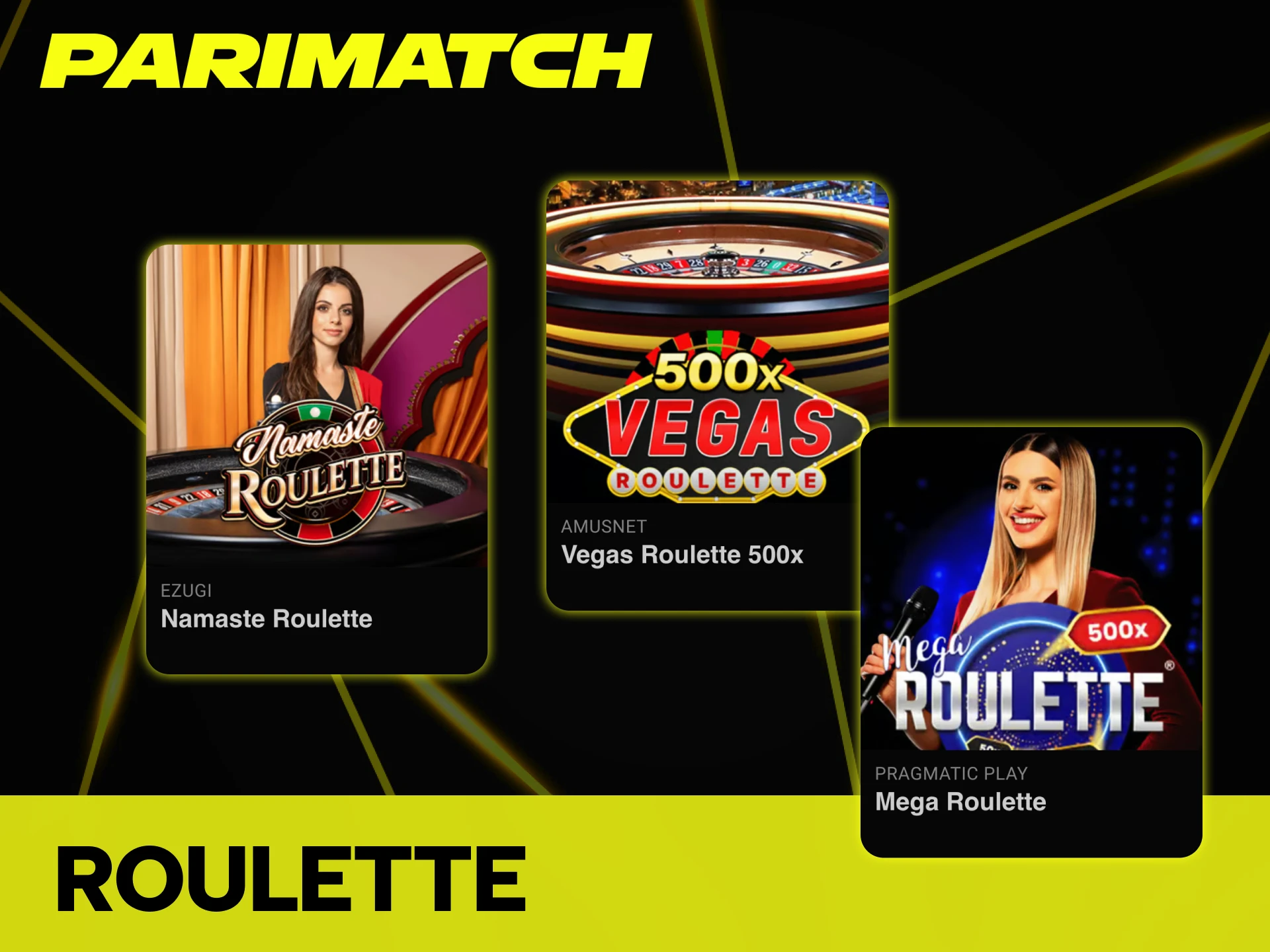 Enjoy classic wheel‑spin games at Parimatch Roulette section.