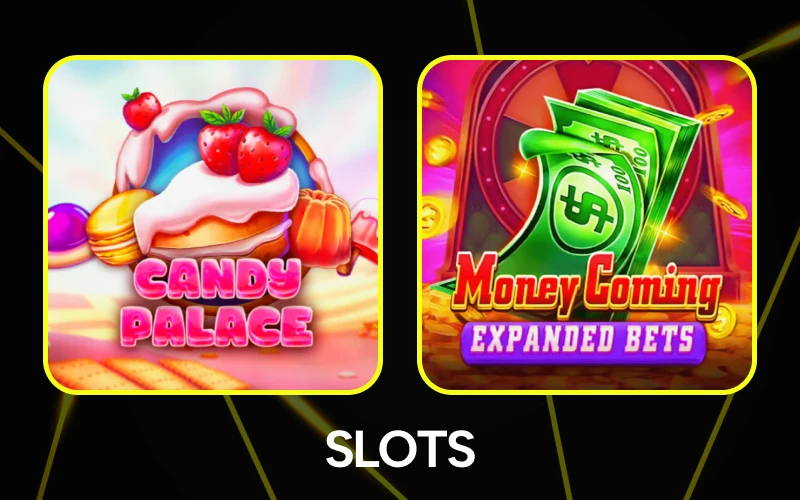 Spin the reels and win money at Parimatch slots section.